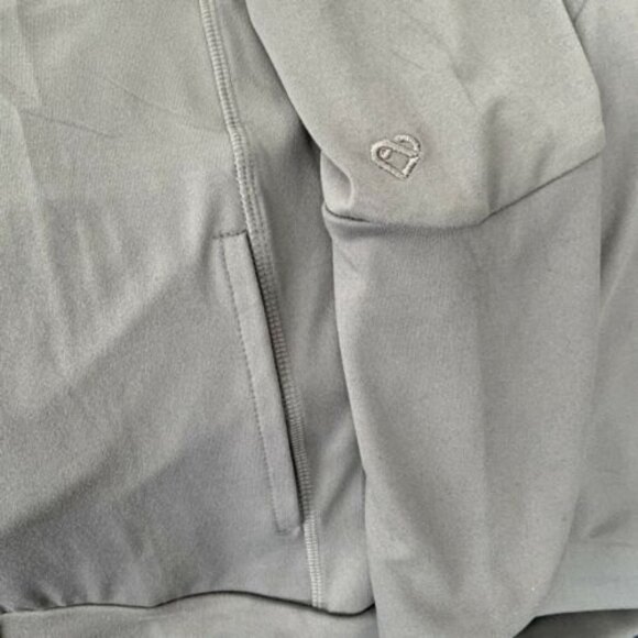 Colosseum Training Jacket Gray Long Sleeve Open Front Pockets L - Picture 6 of 8